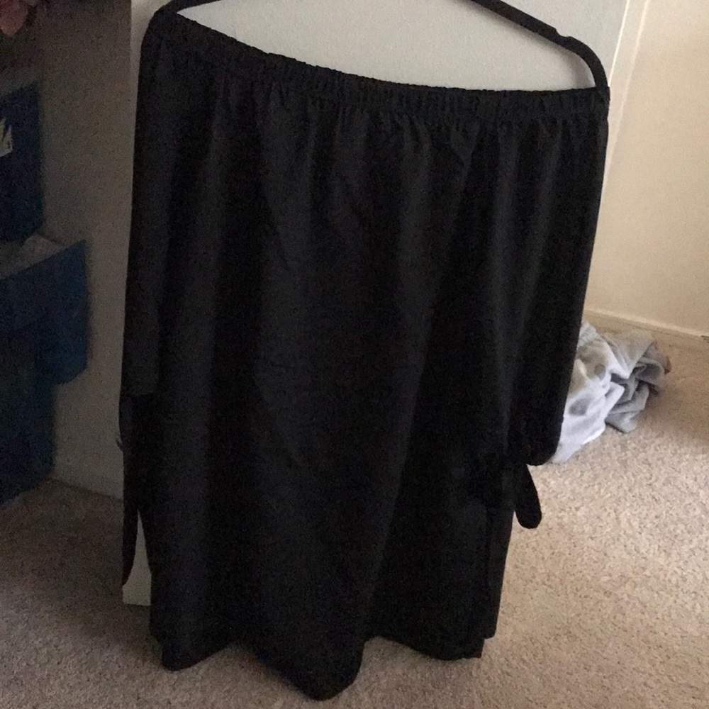 Black Off the Shoulder Dress